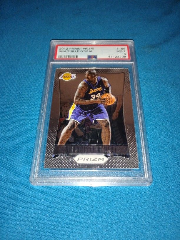 Mint Graded PSA Shaquille O'Neil Basketball Card 2012 Panini Prizm 1st Year #166