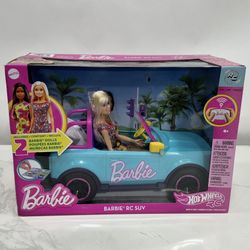 Barbie RC SUV 2 Barbie Dolls Gift Hot Wheels Remote Control New 