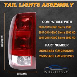 Tail Lights - GMC Sierra (Pair)