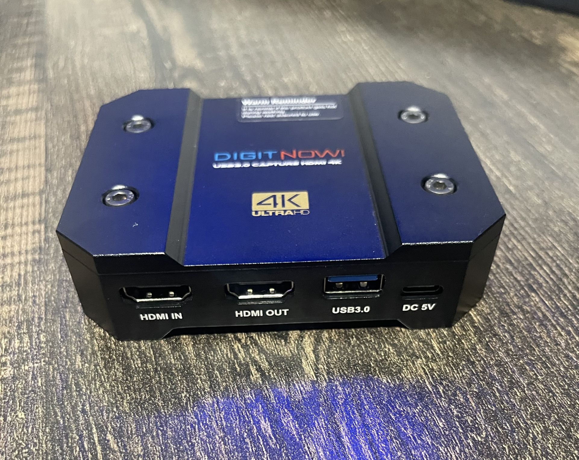 DigitNow Video Capture Card USB 3.0 4K 60Hz HD Streaming Recording GAMING Box TT