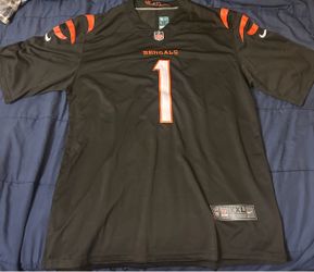 Nike Cincinnati Bengals Ja’Marr Chase #1 Black NFL Jersey Men’s XXL 2XL