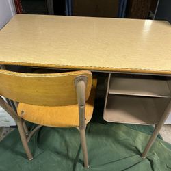 Vintage Child's School Desk