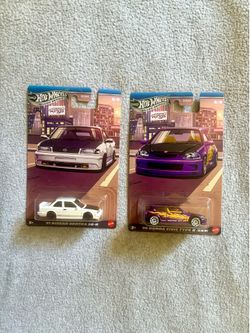 Hot Wheels Nissan Sentra SE-R, & Honda Civic Type R