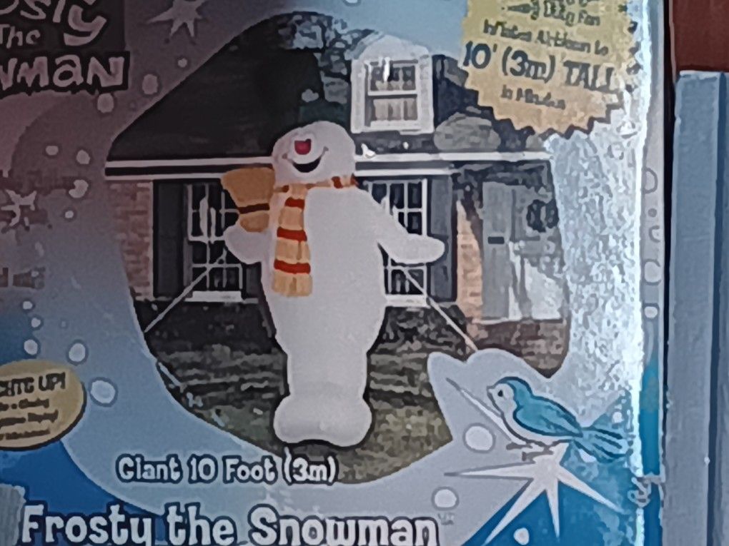 Frosty The Snowman-Giant 10 Foot Infatable