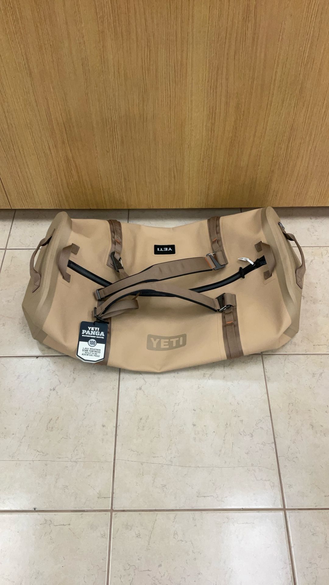 YETI PANGA WATERPROOF DUFFEL 100 TAN.