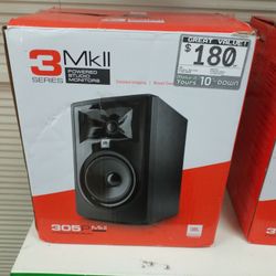 JBL MK II Series 3 Studio Monitor Speakers
