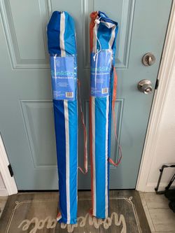 Beach Umbrella , Brand New , (  7  Foot  )  Each  for