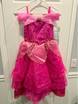 Disney Sleeping Beauty Princess Aurora Dress Costume NWT