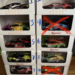 GLR Lamborghini & Audi R8 Mini Z 1/28 Bodies Only
