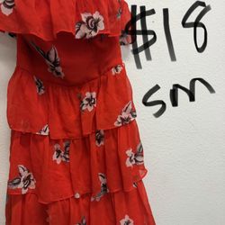 Red Dress Size Small