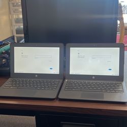 2 HP Chromebook 