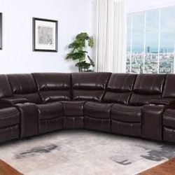 COMFY NEW MADRID RECLINING SECTIONAL SOFA ON SALE $1299. IN STOCK SAME DAY DELIVERY 🚚 
