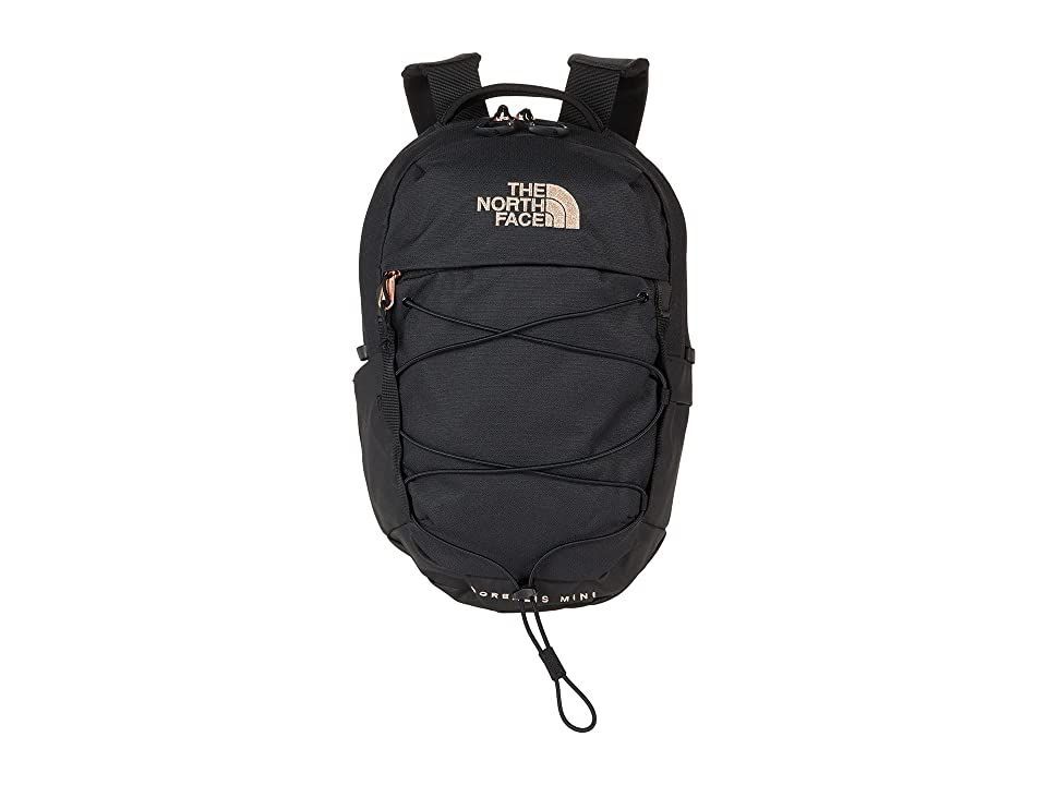 North Face Black And Rose Gold Mini Backpack