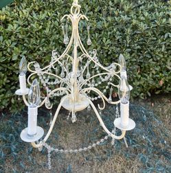 Vintage pottery barn Chandelier
