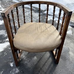 Vintage Spindal Barrel Back Chair