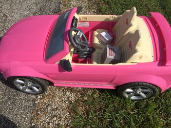 pink mustang power wheels