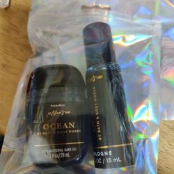 Bath & Body Works Men's Adrenaline Set Or Ocean $10 Reg. $21