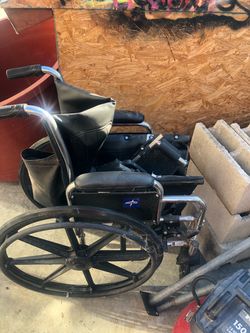 Medline Wheelchair with Footrests