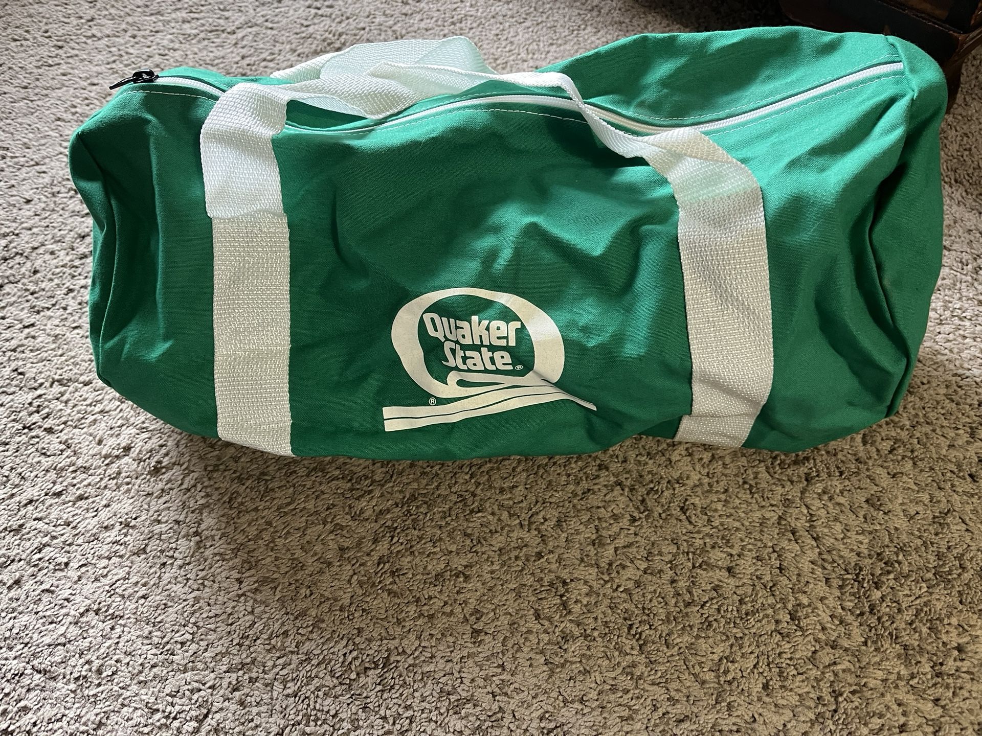 Quaker State Oil Company Duffle Gym Bag