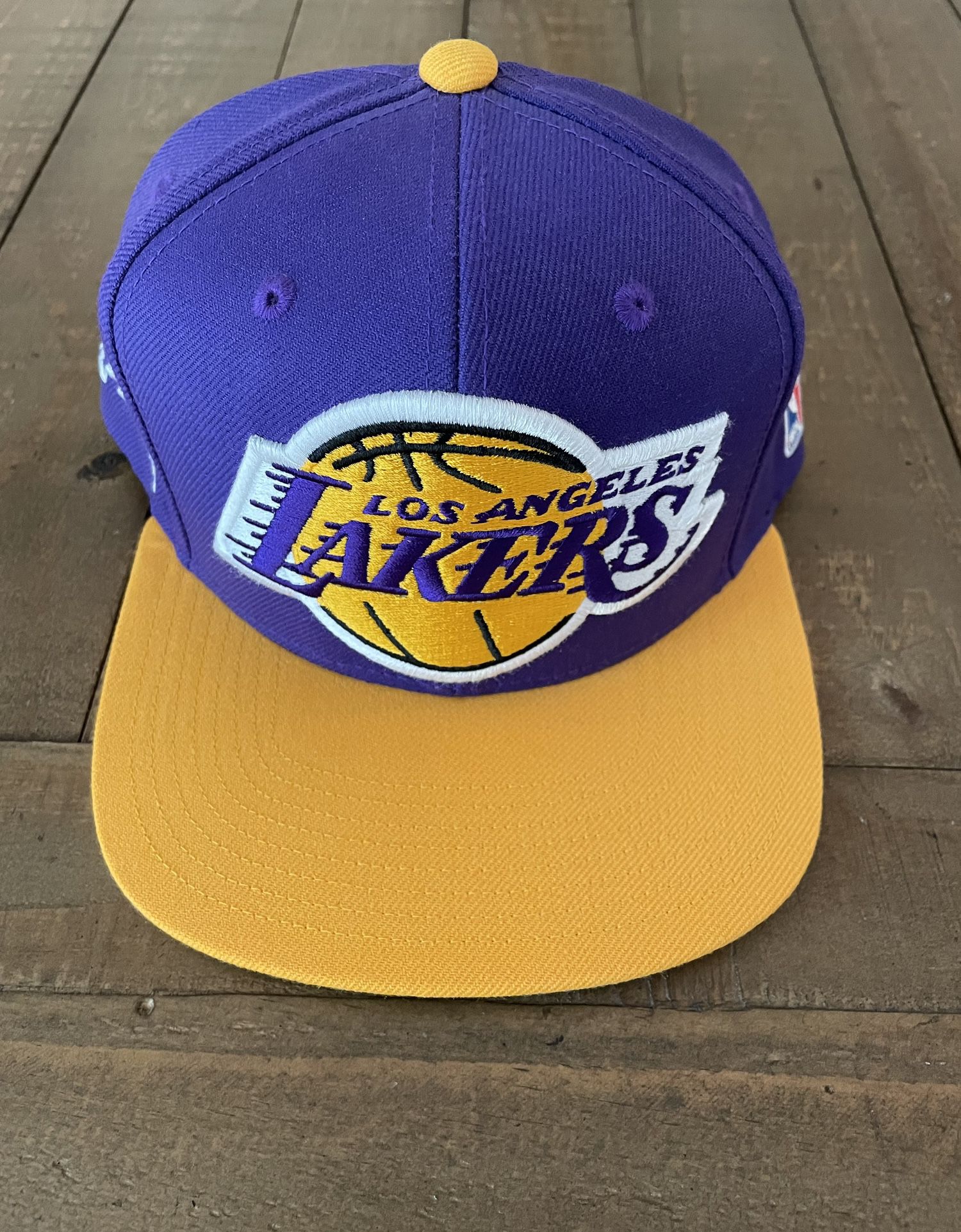 Lakers Mitchell & Ness Snapback Hat With Kobe Bryant 24