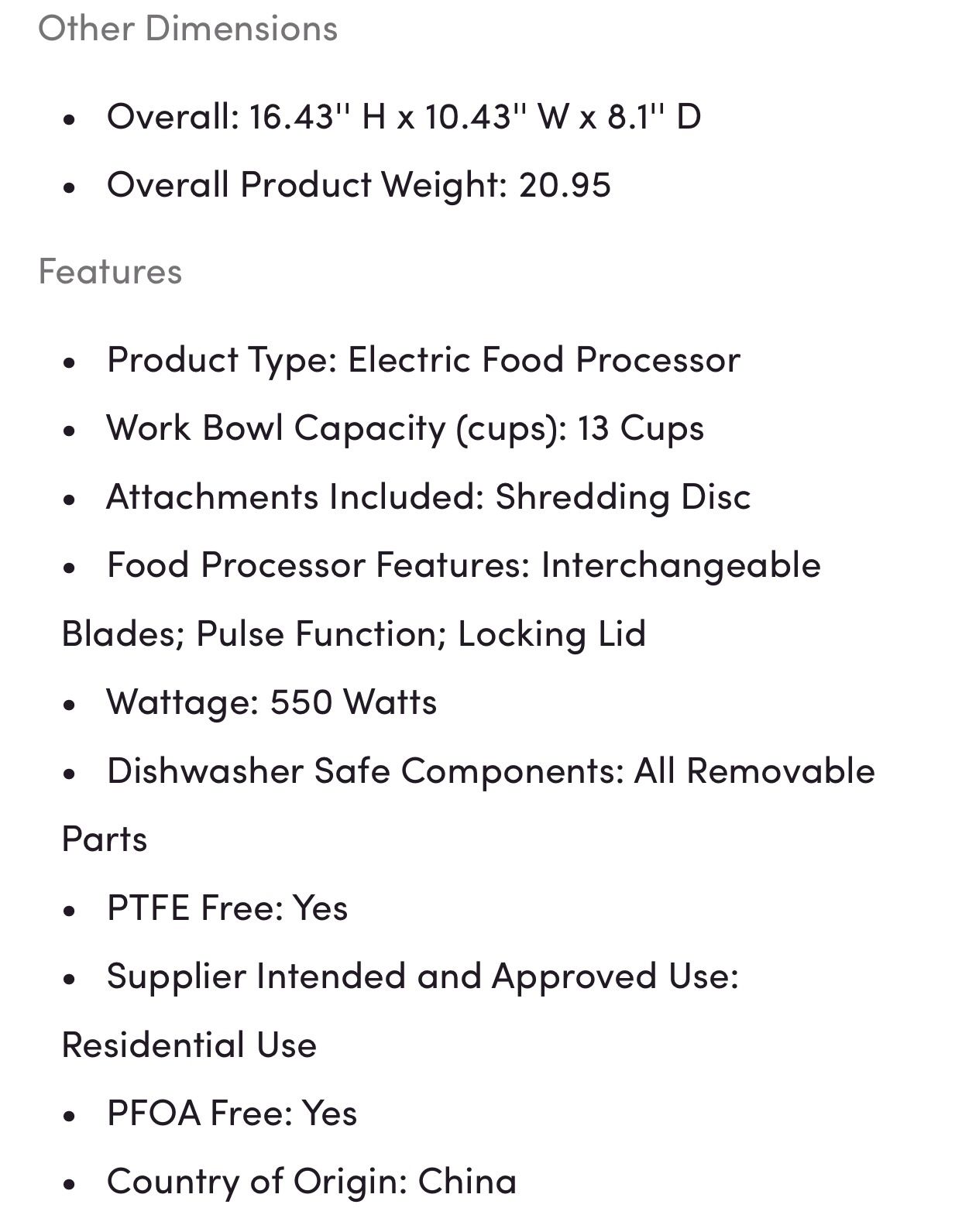 Cuisinart 13-cup Electric Food Processor