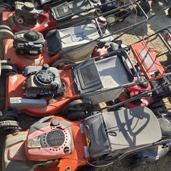 10) Lawn Mowers. Selling All Together Only