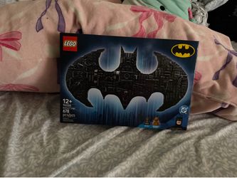 LEGO Batman symbol.