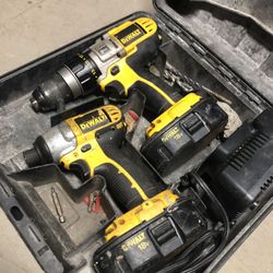 18v Drill Set Works Great 