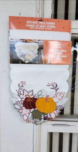 New Fall Applique Table Runner
