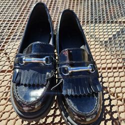 Chunky Loafers Faux Leather
