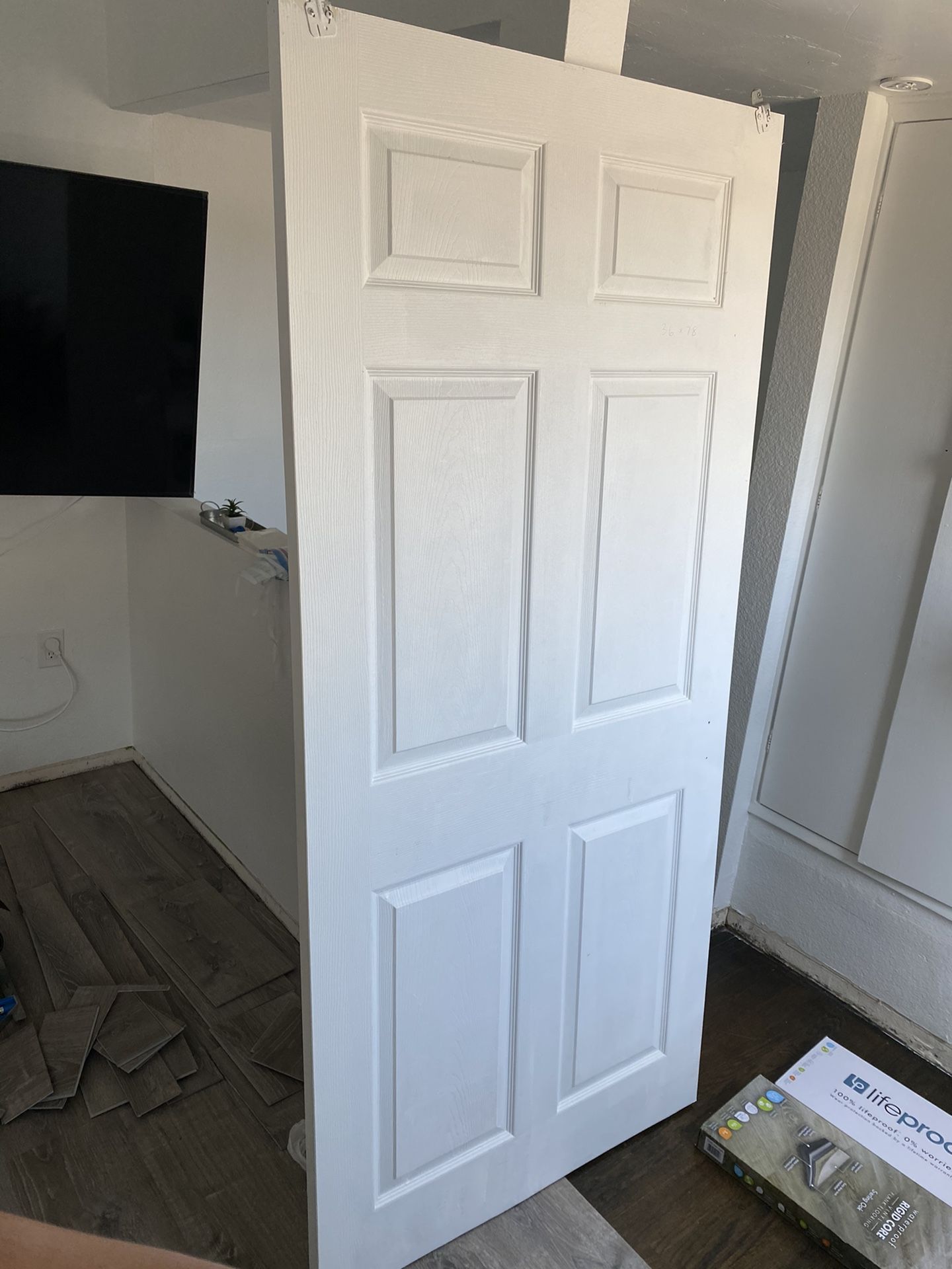 Four (4) Available 36x78 inch Interior Door Slabs White for Sale in ...