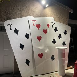 giant poker card background