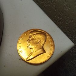 John F. Kennedy  Inaugurated President Coin 