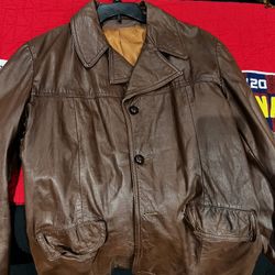 1970s Mens Leather Jacket