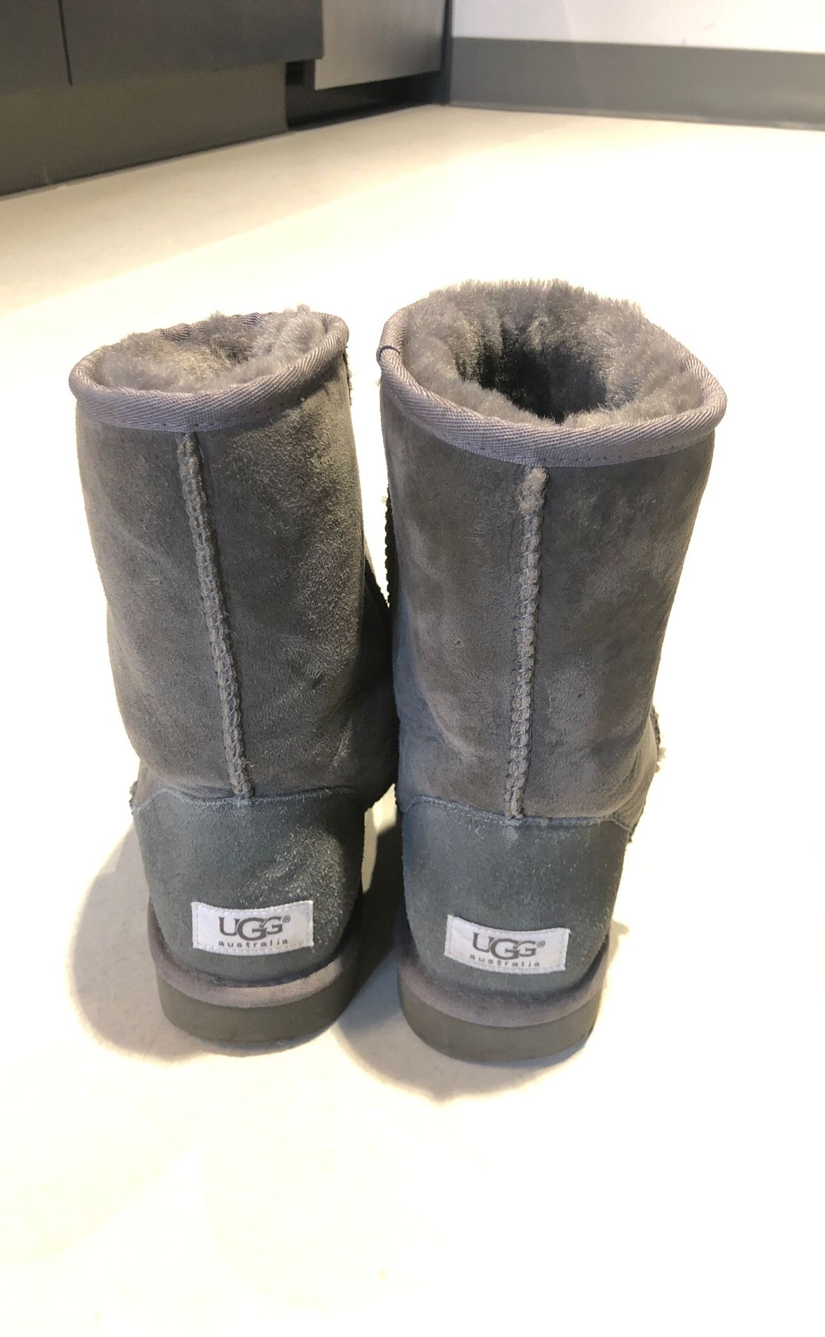 Grey Uggs Boot (real)