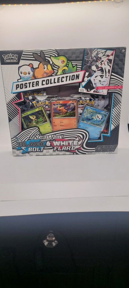 Pokemon Cards Black Bolt White Flare Poster Collection