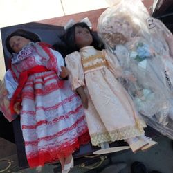 Old Porcelain dolls.