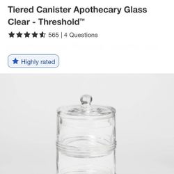 Apothecary Glass Container 
