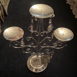 Silver Candle Holder
