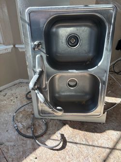 Kitchen sink and faucet
