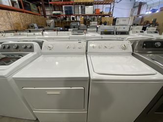 KENMORE XL CAPACITY TOP LOAD ELECTRIC SET WASHER & DRYER FREE WARRANTY 