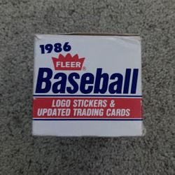 1986 Fleer Baseball Card Set