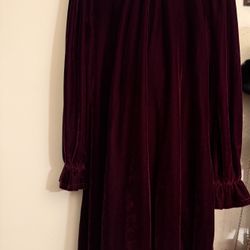 Burgundy Dress