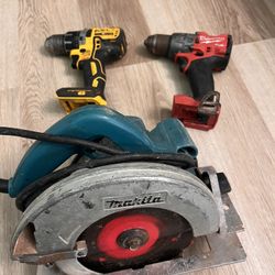 Circular Saw And Drills 