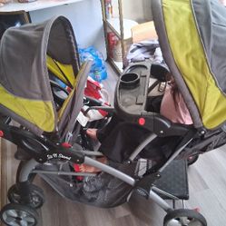 Sit N Stand Double Stroller (Read Caption) 