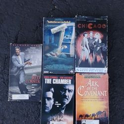 5 VHS Tapes