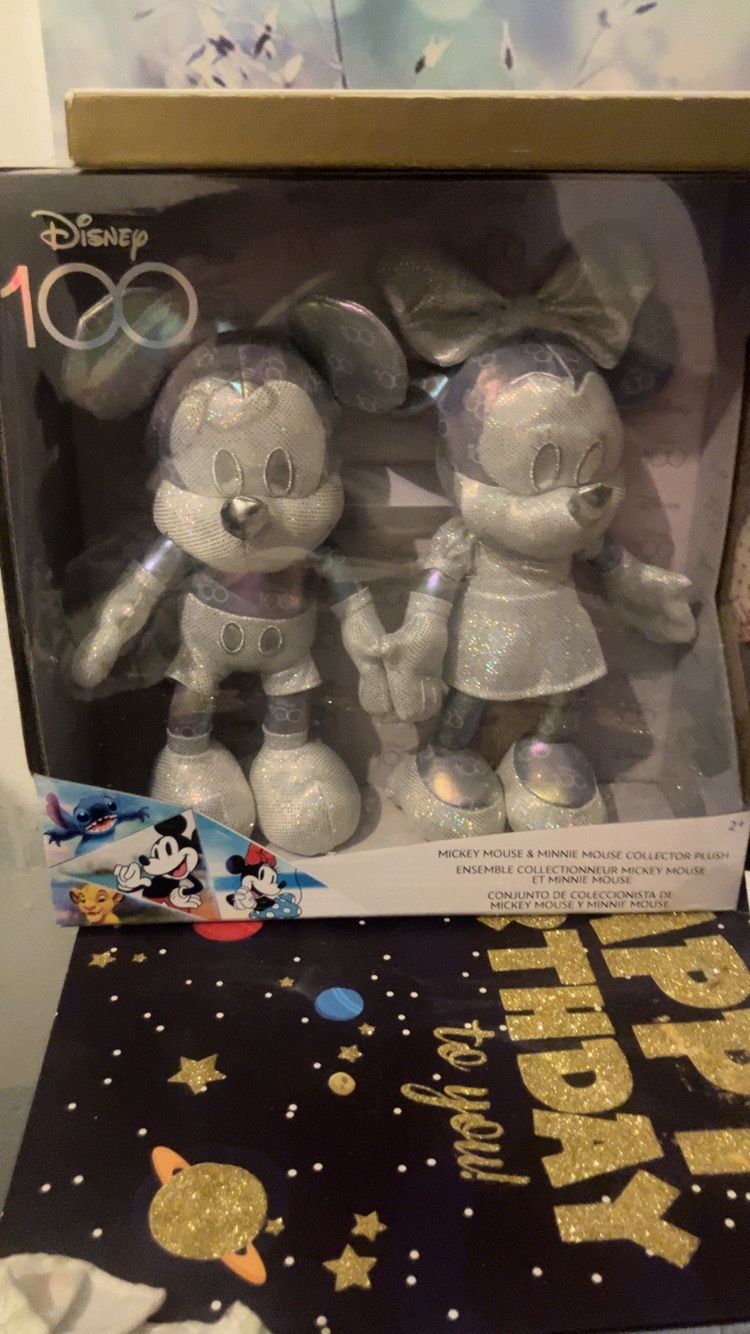 Mickey And Minnie Mouse Collector Plush
