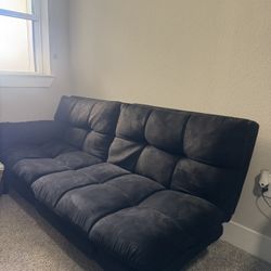 BLACK FUTON COUCH NEED GONE TODAY 