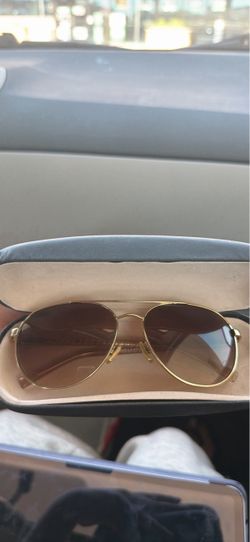 Coach Sunglasses with Gold Frame