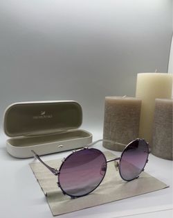 NEW Swarovski SK289 83Z Violet Crystal Sunglasses 57mm